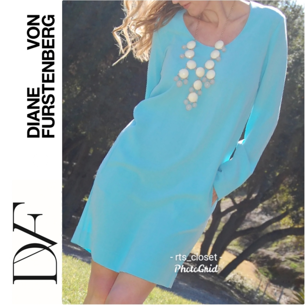 Diane Von Furstenburg turquoise Payuma dress
